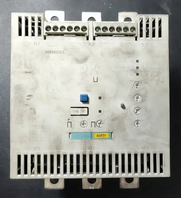 Naprawa softstartu 3RW4075 6BB44 Siemens